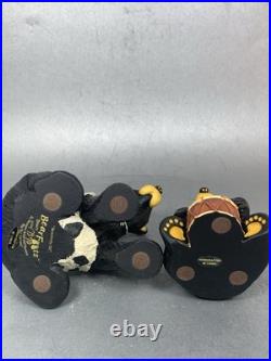 Bearfoots Jeff Fleming Black Bear Figurines Beartivity III Nativity Resin
