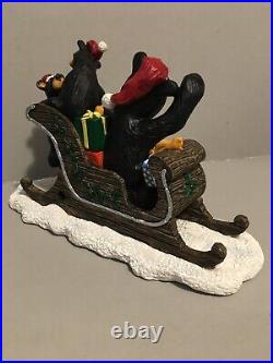 Bearfoots Jingle Bears Jeff Fleming Big Sky Carvers Christmas figurine -NO BOX