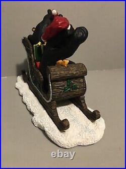 Bearfoots Jingle Bears Jeff Fleming Big Sky Carvers Christmas figurine -NO BOX