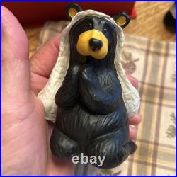 Bearfoots Nativity Set 10 pc Set Jeff Fleming Christmas Resin Bears