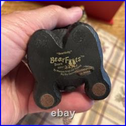 Bearfoots Nativity Set 10 pc Set Jeff Fleming Christmas Resin Bears