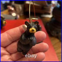 Bearfoots Nativity Set 10 pc Set Jeff Fleming Christmas Resin Bears