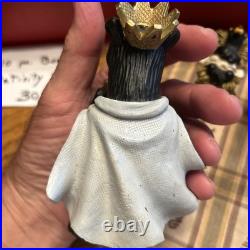 Bearfoots Nativity Set 10 pc Set Jeff Fleming Christmas Resin Bears