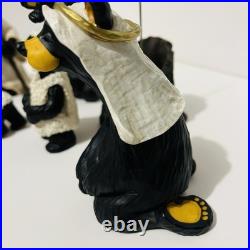 Bearfoots Nativity Set Jeff Fleming Big Sky Carvers 13 Pc Bears