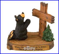 Bearfoots Pray Figurine By Jeff Fleming Big Sky Carvers # 30150197