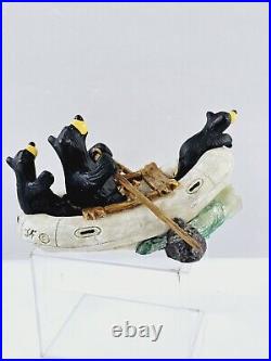 Bearfoots River Rafters Figurine By Jeff Fleming Big Sky Carvers