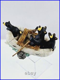 Bearfoots River Rafters Figurine By Jeff Fleming Big Sky Carvers