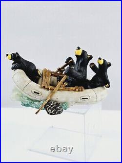 Bearfoots River Rafters Figurine By Jeff Fleming Big Sky Carvers