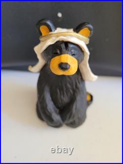 Bearfoots Set Of 5 Small Bears By Jeff Fleming Big Sky Carvers