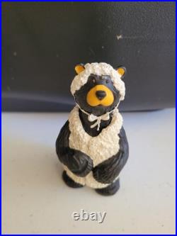 Bearfoots Set Of 5 Small Bears By Jeff Fleming Big Sky Carvers