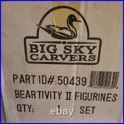 Bearfoots Set Of 5 Small Bears By Jeff Fleming Big Sky Carvers