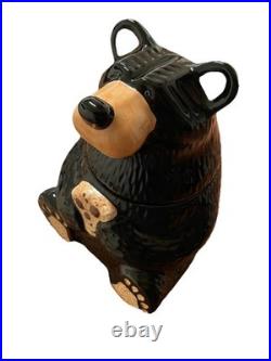 Bearfoots Tabletop Cookie Jar Jeff Fleming Big Sky Carvers
