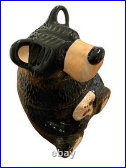 Bearfoots Tabletop Cookie Jar Jeff Fleming Big Sky Carvers