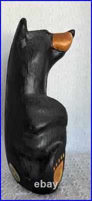 Bearfoots by Jeff Fleming Big Sky Carvers 14 Waving Black Bear Figurine Statue