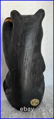 Bearfoots by Jeff Fleming Big Sky Carvers 14 Waving Black Bear Figurine Statue