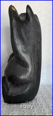 Bearfoots by Jeff Fleming Big Sky Carvers 14 Waving Black Bear Figurine Statue