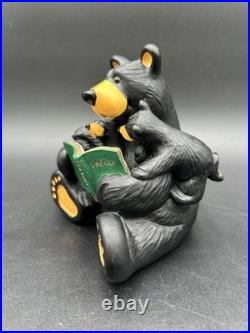 Bearfoots by Jeff Fleming Black Bear Figurine Bedtime Story Big Sky Carvers Rare