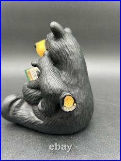 Bearfoots by Jeff Fleming Black Bear Figurine Bedtime Story Big Sky Carvers Rare