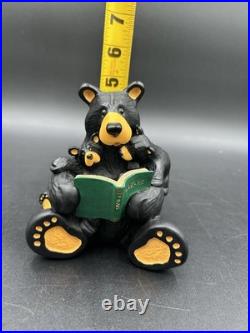 Bearfoots by Jeff Fleming Black Bear Figurine Bedtime Story Big Sky Carvers Rare