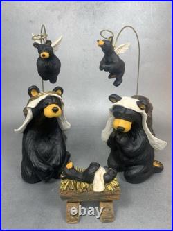 Beartivity Bear Christmas Nativity Scene Bearfoots Big Sky Carvers Jeff Fleming