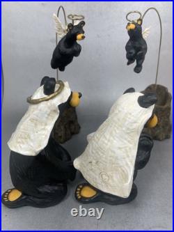 Beartivity Bear Christmas Nativity Scene Bearfoots Big Sky Carvers Jeff Fleming