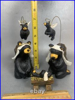 Beartivity Bear Christmas Nativity Scene Bearfoots Big Sky Carvers Jeff Fleming