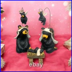 Beartivity Bear Christmas Nativity Scene Bearfoots Big Sky Carvers Jeff Fleming