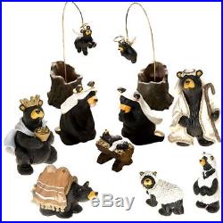 Beartivity I & II Bearfoots Big Sky Carvers Jeff Fleming Black Bear Nativity