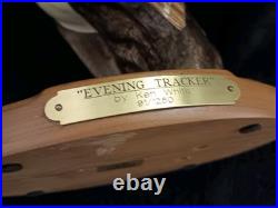 Beautiful Big Sky Carvers Wood Owl Evening Tracker By Ken White Limited /1250
