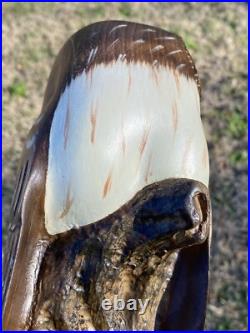 Beautiful Big Sky Carvers Wood Owl Evening Tracker By Ken White Limited 411/1250