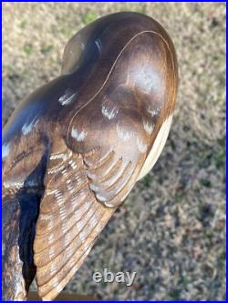Beautiful Big Sky Carvers Wood Owl Evening Tracker By Ken White Limited 411/1250