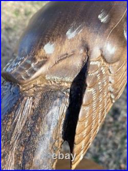 Beautiful Big Sky Carvers Wood Owl Evening Tracker By Ken White Limited 411/1250