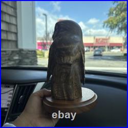 Beautiful Big Sky Carvers Wood Owl Evening Tracker By Ken White Limited 587/1250