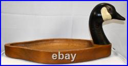 Beautiful Vintage Big Sky Carvers Canadian Goose Decoy Tray Catchall 17 X 7.5