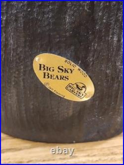 Big Sky Bear, Jeff Fleming Big Sky Carvers Black Bear 9.5