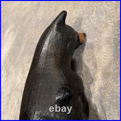 Big Sky Bear (Mikey) Rare Jeff Fleming Big Sky Carvers Black Bear Waving 13