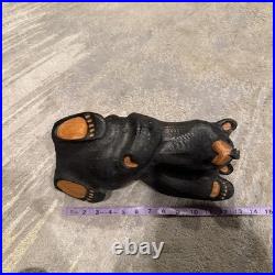 Big Sky Bear (Mikey) Rare Jeff Fleming Big Sky Carvers Black Bear Waving 13