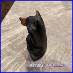 Big Sky Bear (Mikey) Rare Jeff Fleming Big Sky Carvers Black Bear Waving 13