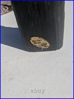 Big Sky Bear Rare Jeff Fleming Big Sky Carvers Black Bear With Trout 11