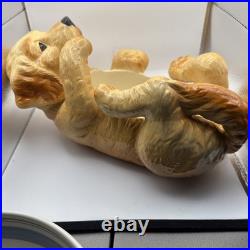 Big Sky Canine Golden Retriever Phyllis Driscoll 2002 Mint 12 Bowl Server Plant