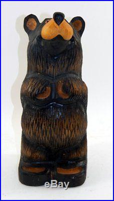 Big Sky Carver Bearfoots Signed By Artist Peety Wood Carved Bear New Ships Free
