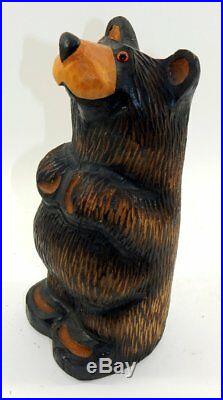 Big Sky Carver Bearfoots Signed By Artist Peety Wood Carved Bear New Ships Free
