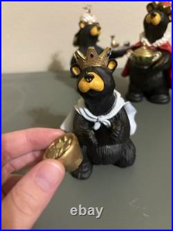 Big Sky Carver Jeff Fleming's Bearfoots Beartivity Nativity 3 Wisemen