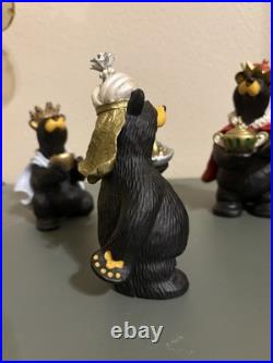 Big Sky Carver Jeff Fleming's Bearfoots Beartivity Nativity 3 Wisemen