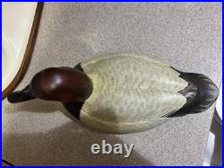Big Sky Carver Kissy Dunham Canvasback Decoy Signed and Numbered Limited Ed