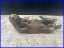 Big Sky Carver Sea Otter 13 Master's Edition Hand Carved #70/1256 The Baykeeper
