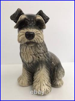 Big Sky Carver's Canine Schnauzer Dog Cookie Treat Jar Phyllis Driscoll