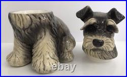 Big Sky Carver's Canine Schnauzer Dog Cookie Treat Jar Phyllis Driscoll