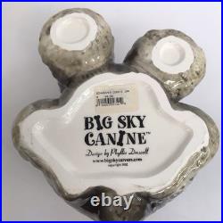 Big Sky Carver's Canine Schnauzer Dog Cookie Treat Jar Phyllis Driscoll