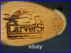 Big Sky Carver's Manhattan Montana Signed Pintail Carved Duck Decoy C. J. Olson